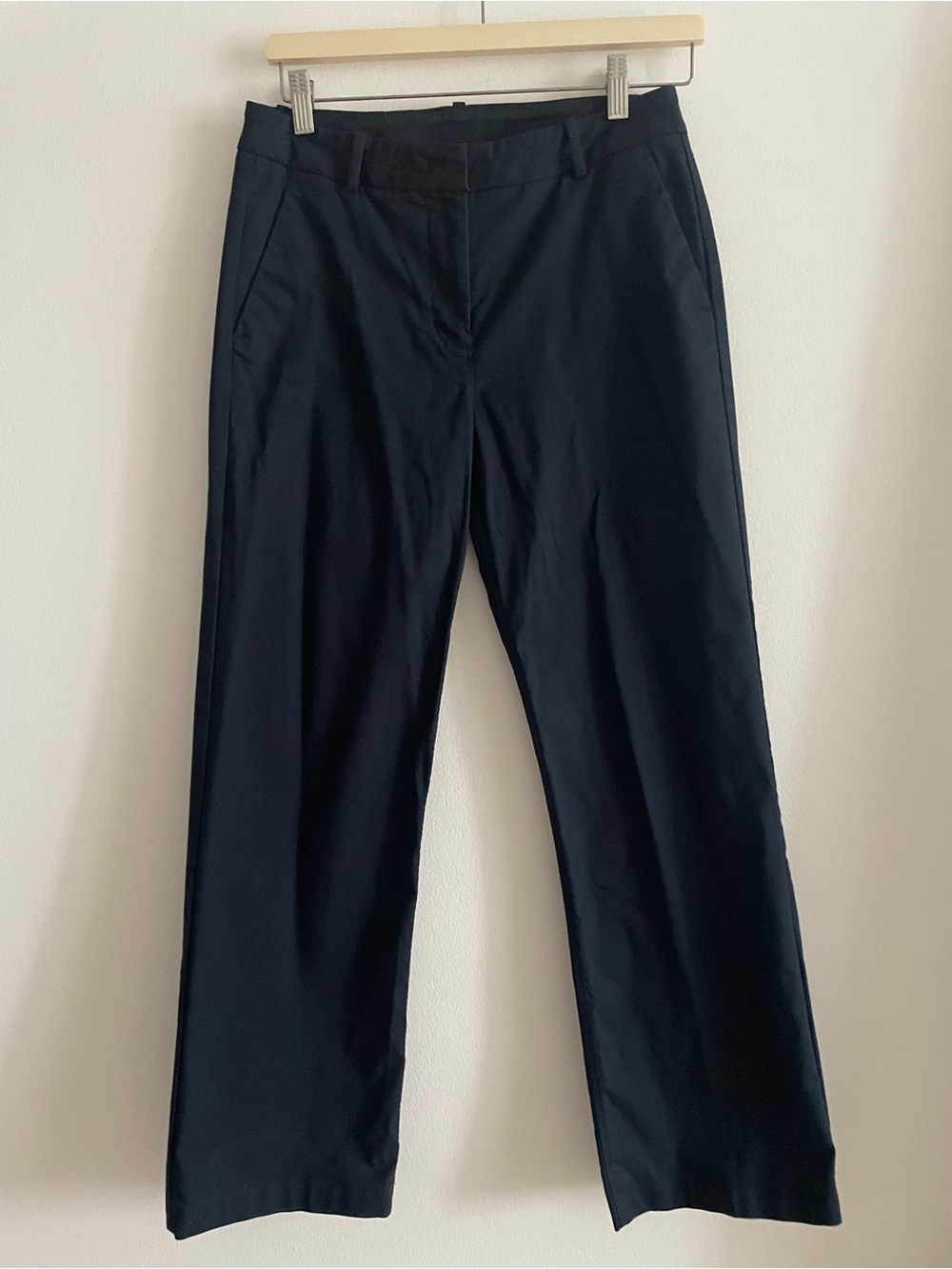 Kit and Ace Navy Straight-Leg Pants US 6